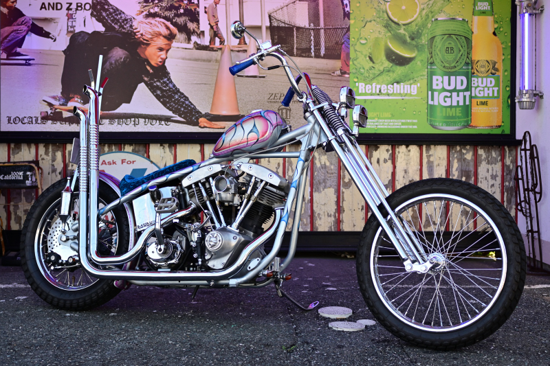 ハーレー　ショベルリジッド　カスタム　VOLT